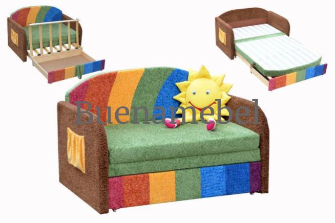 Детский диван "Димочка-радуга"